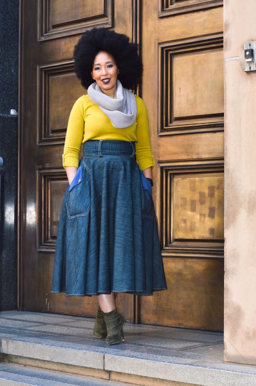 Styling Modjadji skirt