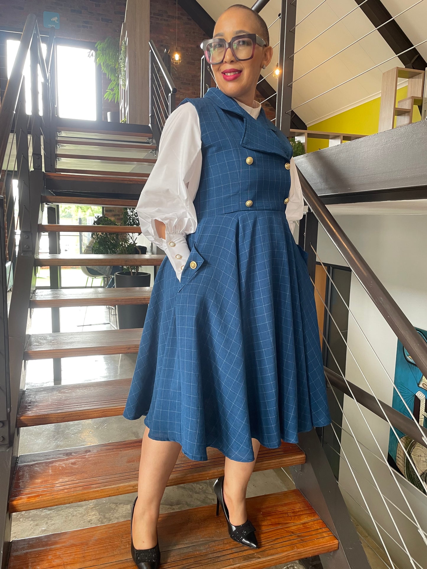 Mokgabo light blue dress