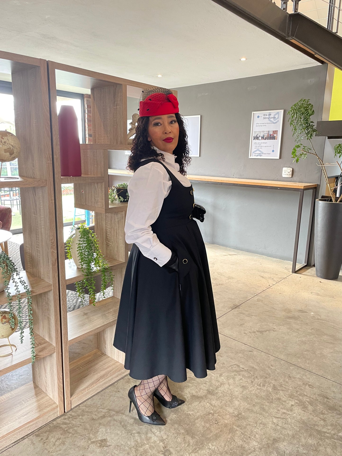 Makwena Black Dress