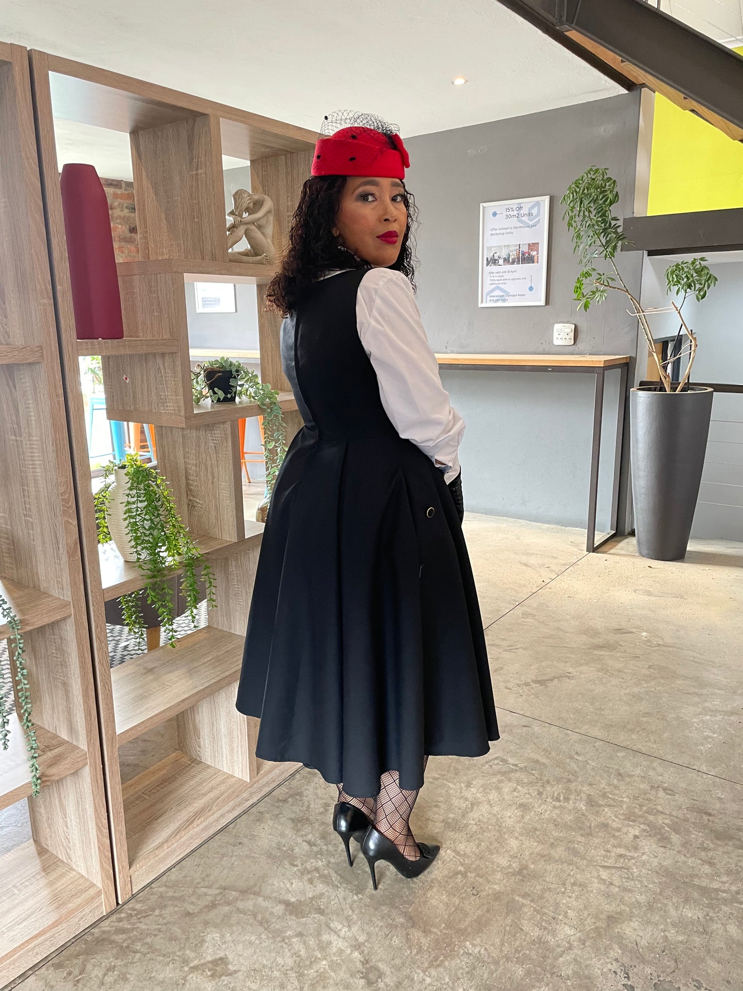Makwena Black Dress