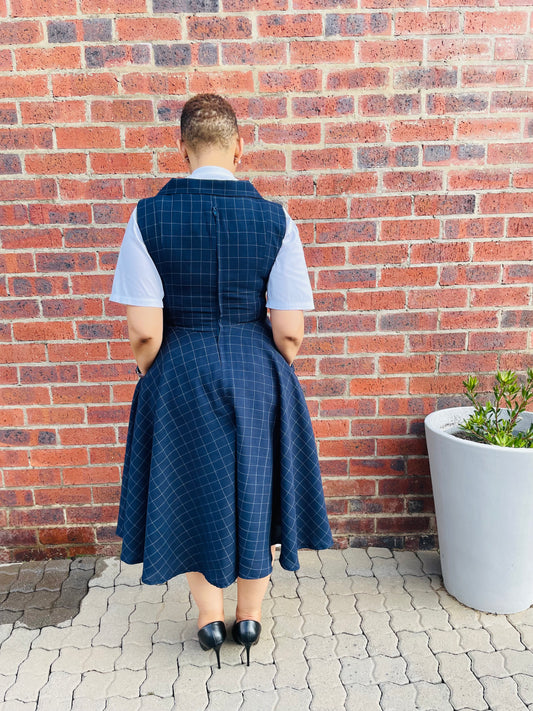 Mokgabo dark blue  dress
